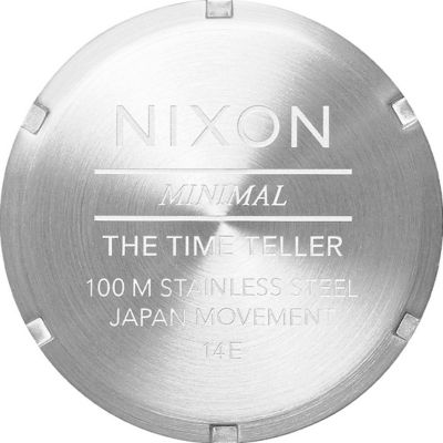 Nixon - Time Teller 37mm Watch - Silver/Gold (A0451921) 4