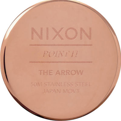 Nixon - Arrow Leather 38mm Watch - Rose Gold/Emerald (A10912805) 3