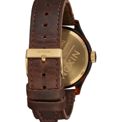 Nixon - Sentry Luxe 42mm Watch - Tortoise/White (A12633169) 3