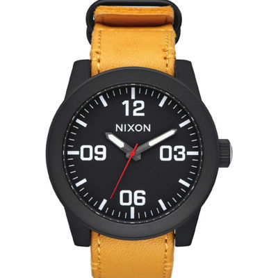 Buy Nixon Corporal 48mm Watch Black Gold A2432448 Online in Singapore iShopChangi