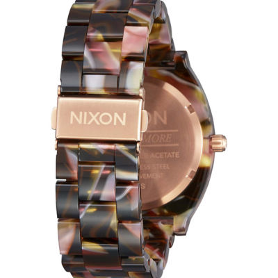Nixon - Time Teller 40mm Watch - Acetate - RG/Pink (A3273233) 3