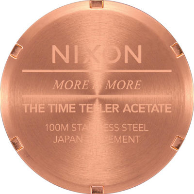 Nixon - Time Teller 40mm Watch - Acetate - RG/Pink (A3273233) 4