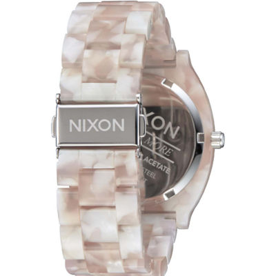 Nixon - Time Teller 40mm Watch - Acetate P - Ink/Silver (A327718) 3