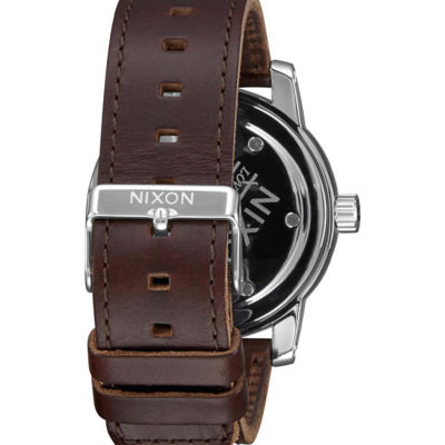 Nixon - Patriot 45mm Leather Watch - Black (A938000) 3