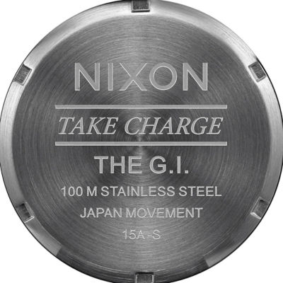 Nixon - G.I. 36mm Leather Watch - Black (A933000) 4