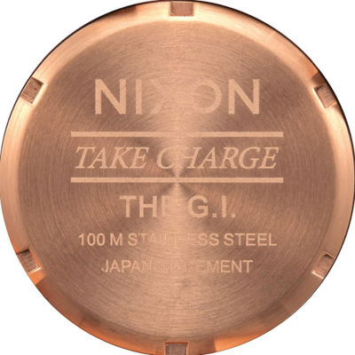 Nixon - G.I. SS 36mm Watch - Rose Gold/Green (A9192283) 4