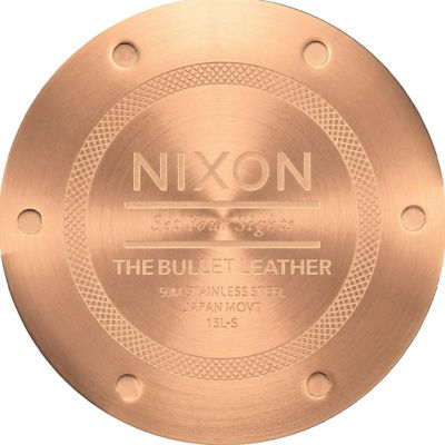 Nixon - Bullet 38mm Watch - Gold/Saddle (A4731425) 3