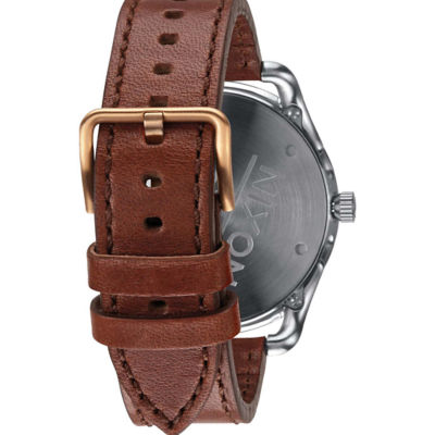 Nixon - C45 Leather Watch - Rose Gold/Gray (A4652064) 3