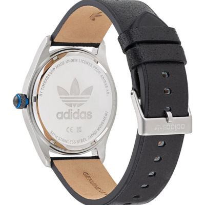 Buy adidas Originals Code Four 42mm - Silver/Black Eco Leather