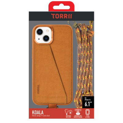 TORRII KOALA 棕色手机背带保护壳 适用于 iPhone 14 系列 1
