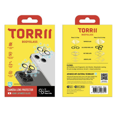 TORRII BODYGLASS iPhone 14 系列相机镜头保护膜 1