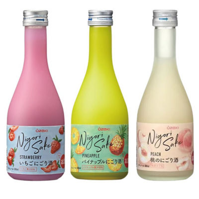 Buy [Bundle] 3x Ozeki Fruity Nigori Sake (Strawberry , Pineapple ...