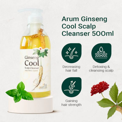 Arum Ginseng Cool Scalp Cleanser 500ml 2