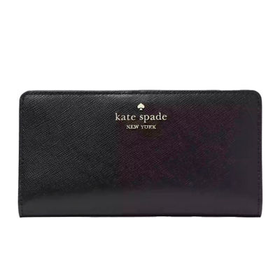 Buy KATE SPADE Madison Large Slim Bifold Wallet Black KC579 Online in ...