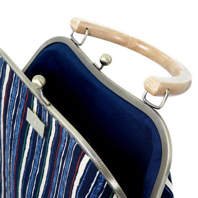 COCOONESE Clasp Handbag - Abstract Lines 3