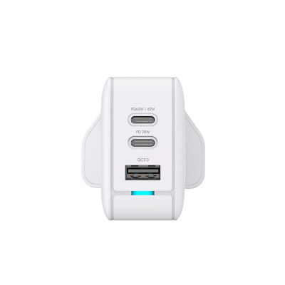 Skyzer PD158 Speed Pro PD/PPS 65W Max Fast Charging Wall Charger With 2 USB-C + 1 USB-A Port 4