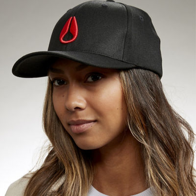 Buy Nixon Deep Down FlexFit Athletic Hat Black Red Size 1 Online in Singapore iShopChangi