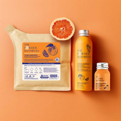 The Powder Shampoo Travel Twin Pack Mini Bottle - Strengthening Shampoo For Normal & Sensitive Scalps Grapefruit & Probiotics 20g / 0.70oz 16