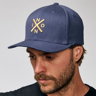Nixon - Exchange Snapback Hat - Navy/Gold 4