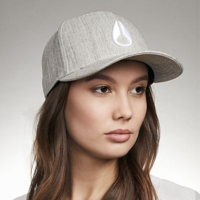 Nixon - Deep Down Snapback Hat - Grey/White 4