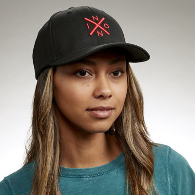 Nixon - Exchange Snapback Hat - Black/Red 5