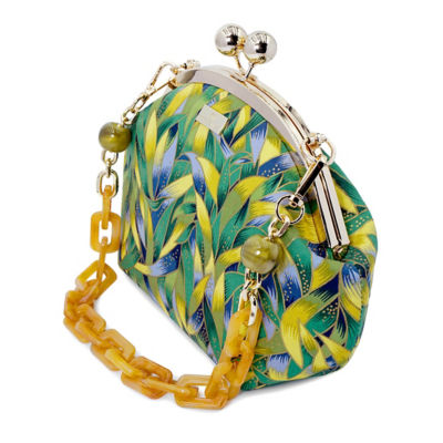 COCOONESE Acrylic Chain Handle Clasp Sling Bag - Tender Grass 4