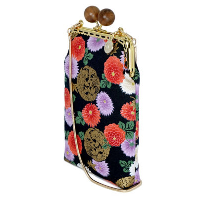 COCOONESE Cell Phone Purse - Goldfish & Flowers (BK) 3