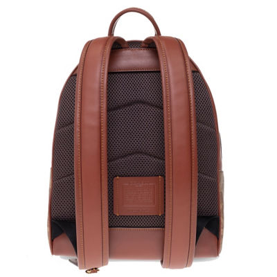 Coach backpack tan best sale