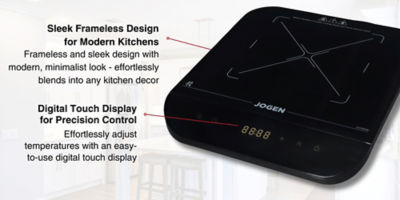 JOGEN EC 2100 Single Plate Induction Cooker 2100W 10