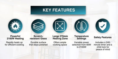 JOGEN EC 2100 Single Plate Induction Cooker 2100W 7