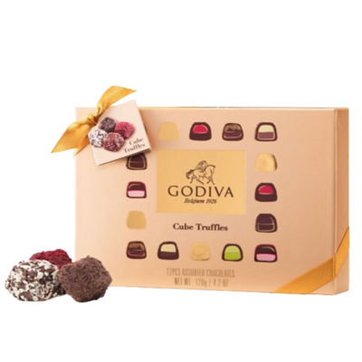 Buy GODIVA Cube Truffles Chocolate Gift Box (12 pieces) Online in