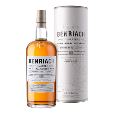 Buy BENRIACH QUARTER CASK SMOKY PEATED T6 GTR 46% 1000ML Online in
