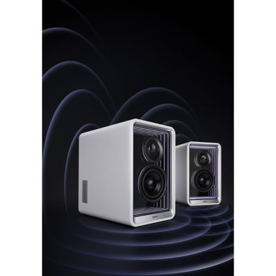 Edifier Qr65 White Monitor Speakers With Gan Charger 70W 4
