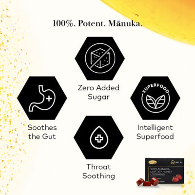 COMVITA 100% Manuka UMF™ 15+ Lozenges, 6s 3
