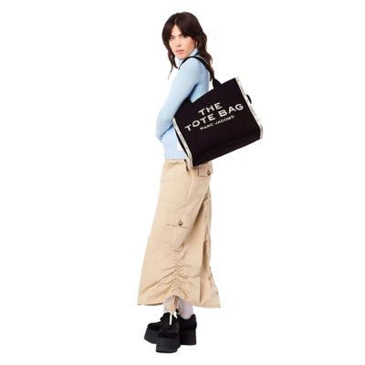 MARC JACOBS The Jacquard Large Tote Bag Black M0017048 6