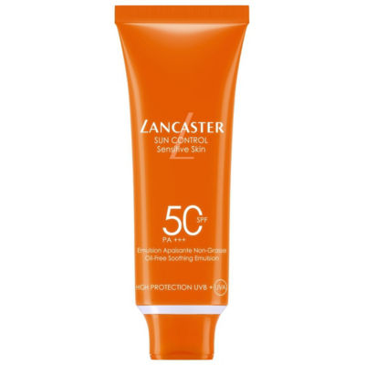 LANCASTER SUN CONTROL High Protection Oil-Free Soothing Face Emulsion SPF50 PA+++