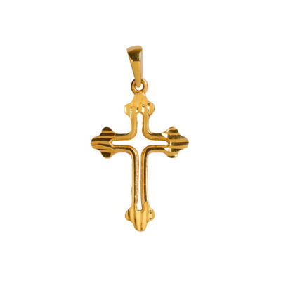 Buy 22K Gold Cross Pendant Online in Singapore | iShopChangi