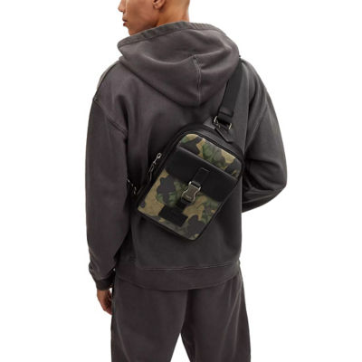 COACH Track Pack In Signature Canvas With Camo Print Green Multi CL944 5