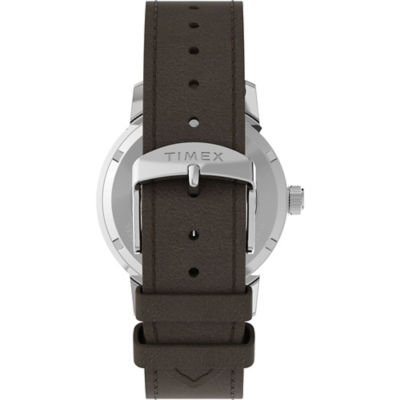 Timex - Marlin Auto 40mm - Blue/Brown (TW2V44500) 3