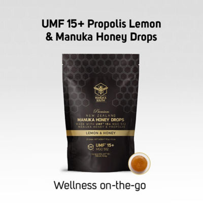 MANUKA SOUTH [Bundle of 2] Manuka South UMF15+ Manuka Honey Drops (Lozenges) 25 drops 6
