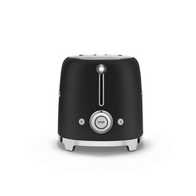 SMEG TSF01BLMUK Toaster Retro Two Slice - Matte Black 3