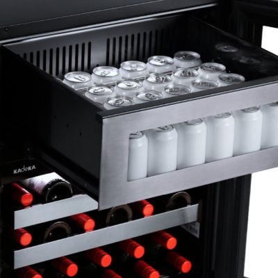 KADEKA KM40WBC Medley Series 25 Bottles and 54 Cans Beverage Wine Chiller 3