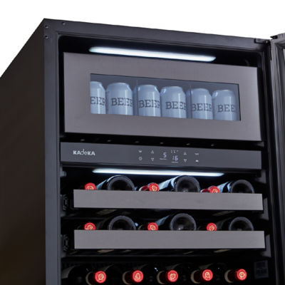 KADEKA KM40WBC Medley Series 25 Bottles and 54 Cans Beverage Wine Chiller 4