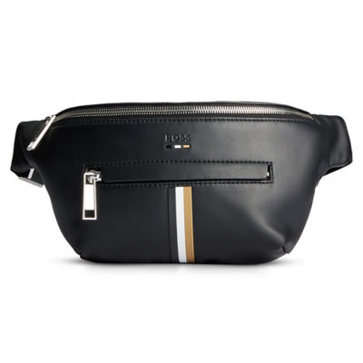 Buy Signature stripe belt bag in faux leather Online in Singapore iShopChangi