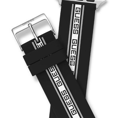 Guess Band 42-44 mm - Blk Logo Sili W Stripe (CS3007S1) 2
