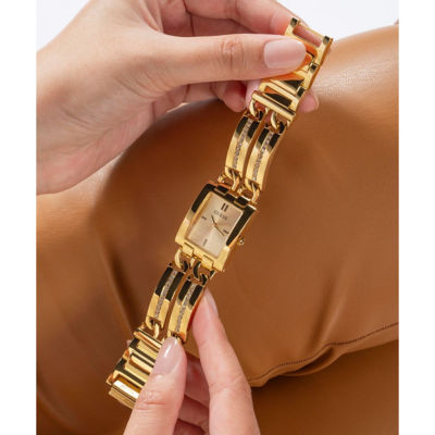 GUESS Women's 24mm Gold-Tone Case & Gold-Tone Stainless Steel Watch (GW0668L2) 5