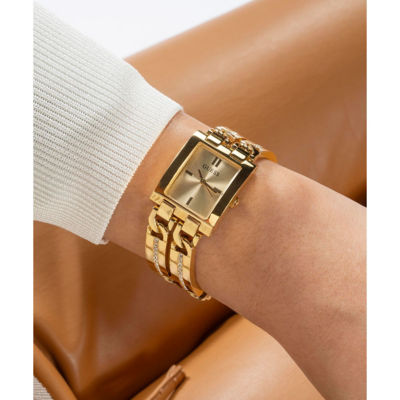 GUESS Women's 24mm Gold-Tone Case & Gold-Tone Stainless Steel Watch (GW0668L2) 6