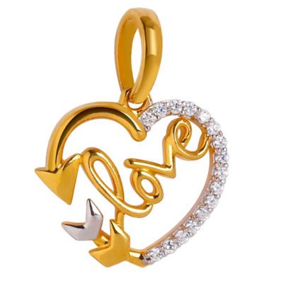 Luvenus 22K Gold Love Pendant 1
