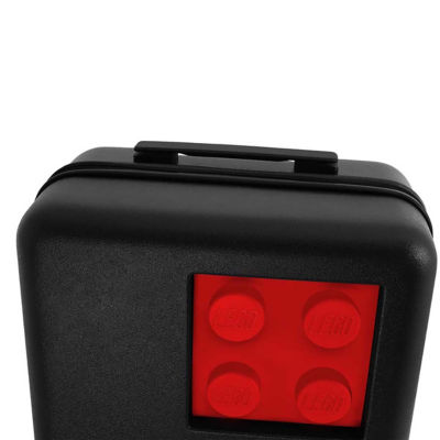 LEGO® Signature Brick 2x2 Trolley Double Wheels (Cabin) Black / Bright Red 3