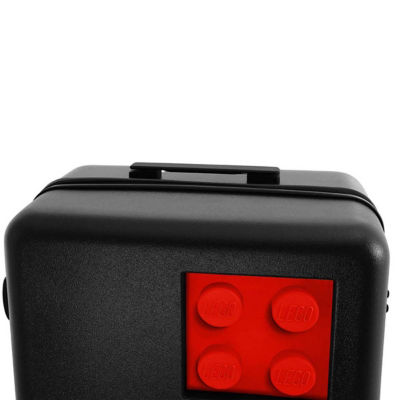 LEGO® Signature Brick 2x2 Trolley Double Wheels (Medium) Black/Bright Red 5